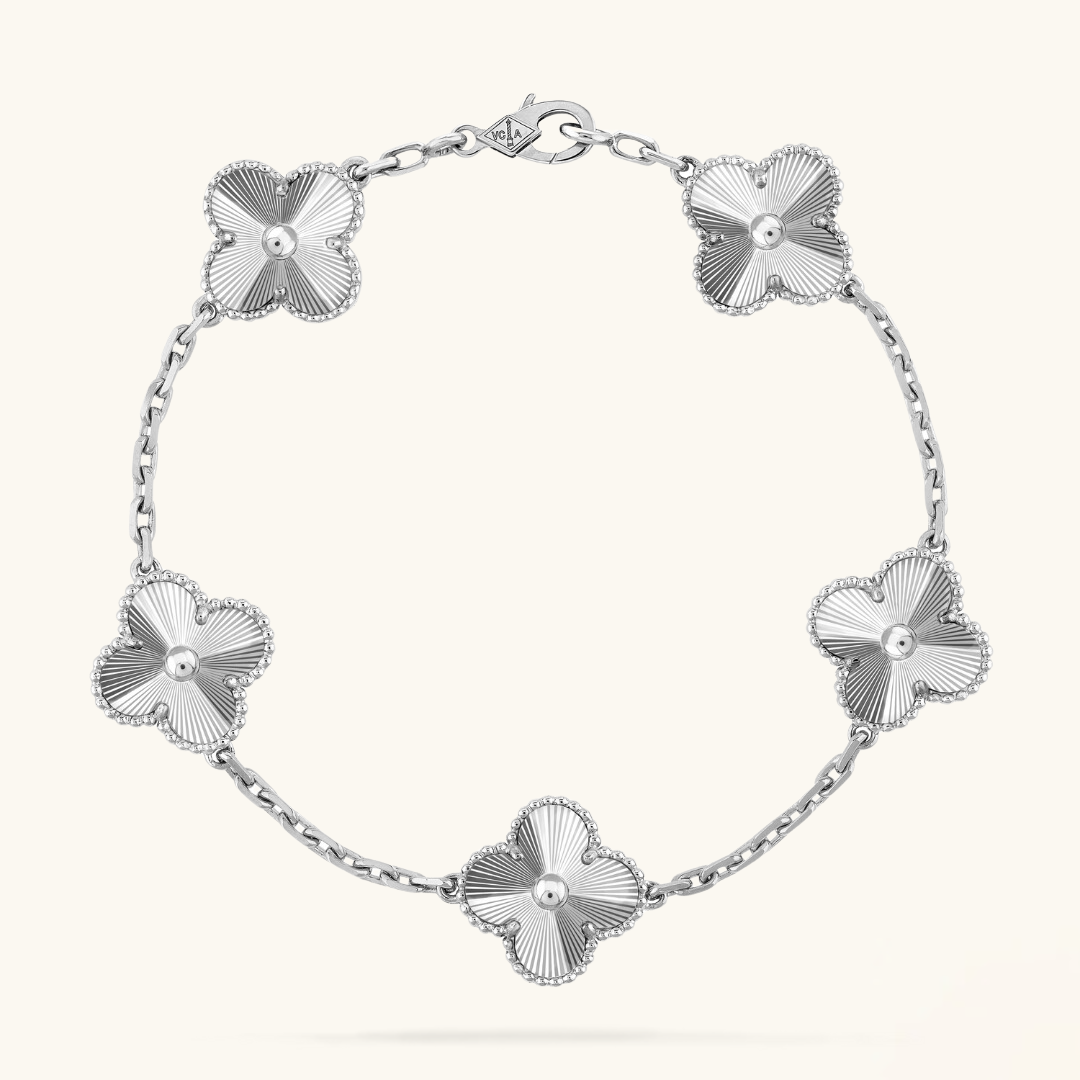 TRÉBOL | Pulsera Plateada