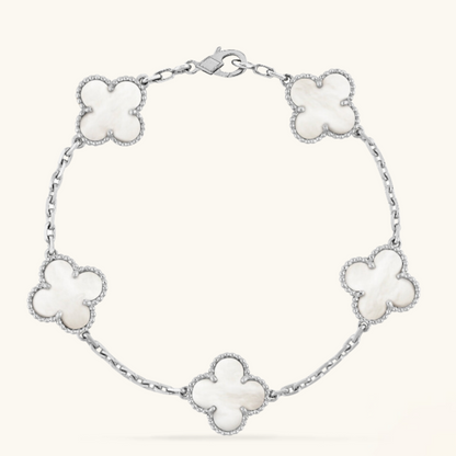 TRÉBOL | Pulsera Blanca