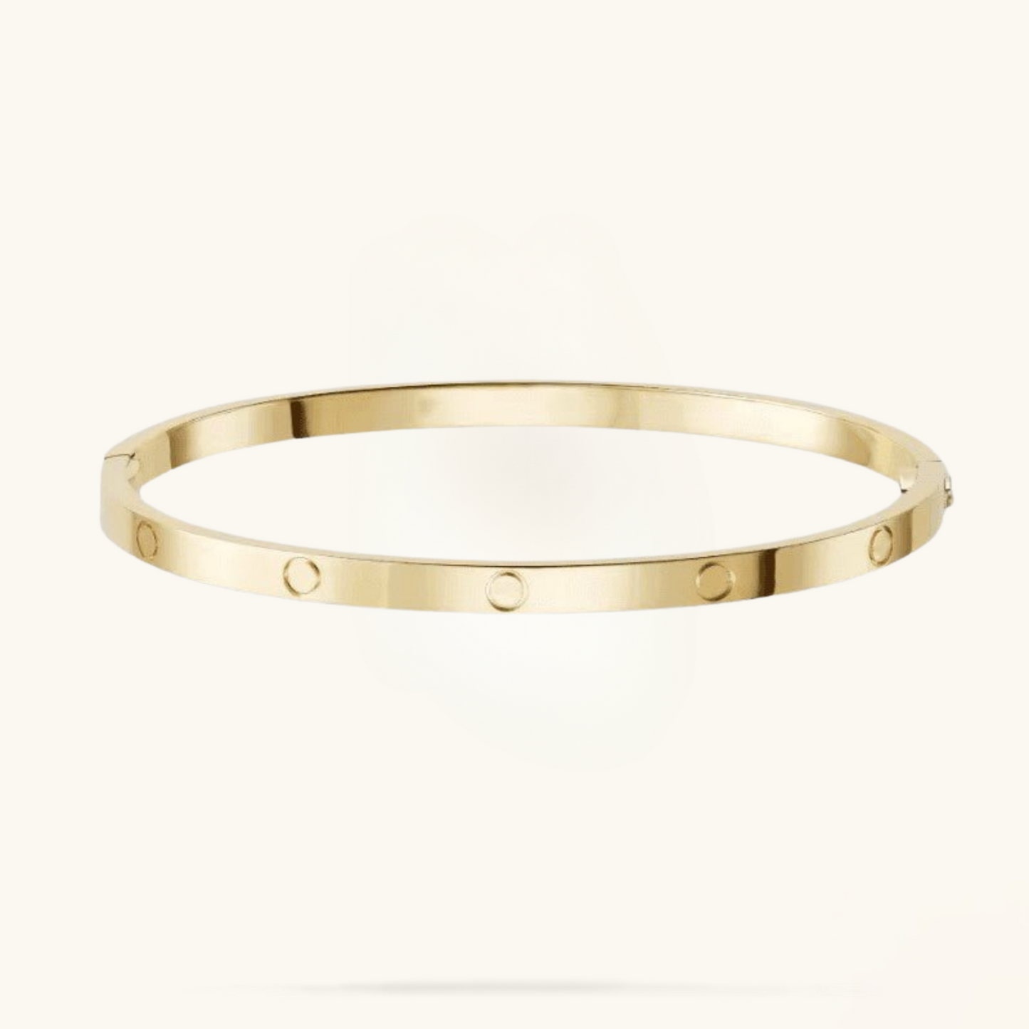 ETERNIDAD | Pulsera Dorada Fina