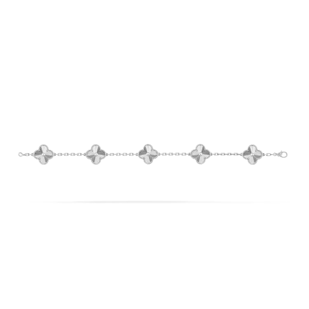 TRÉBOL | Pulsera Plateada