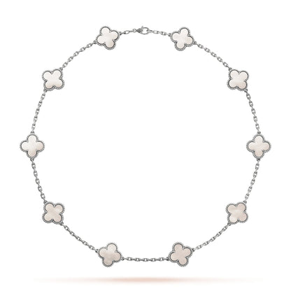 TRÉBOL | Collar Plateado