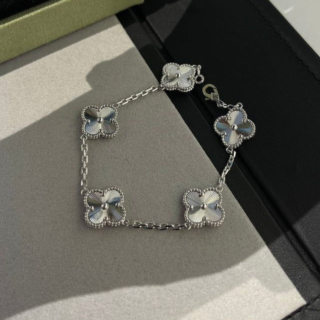 TRÉBOL | Pulsera Plateada