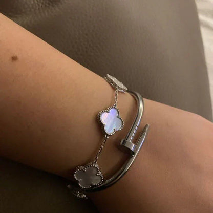 TRÉBOL | Pulsera Blanca