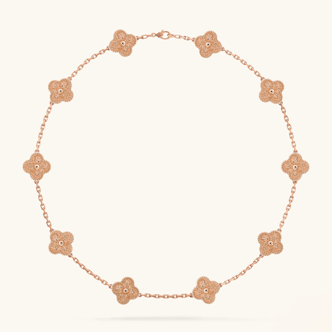 TRÉBOL | Collar Rosa