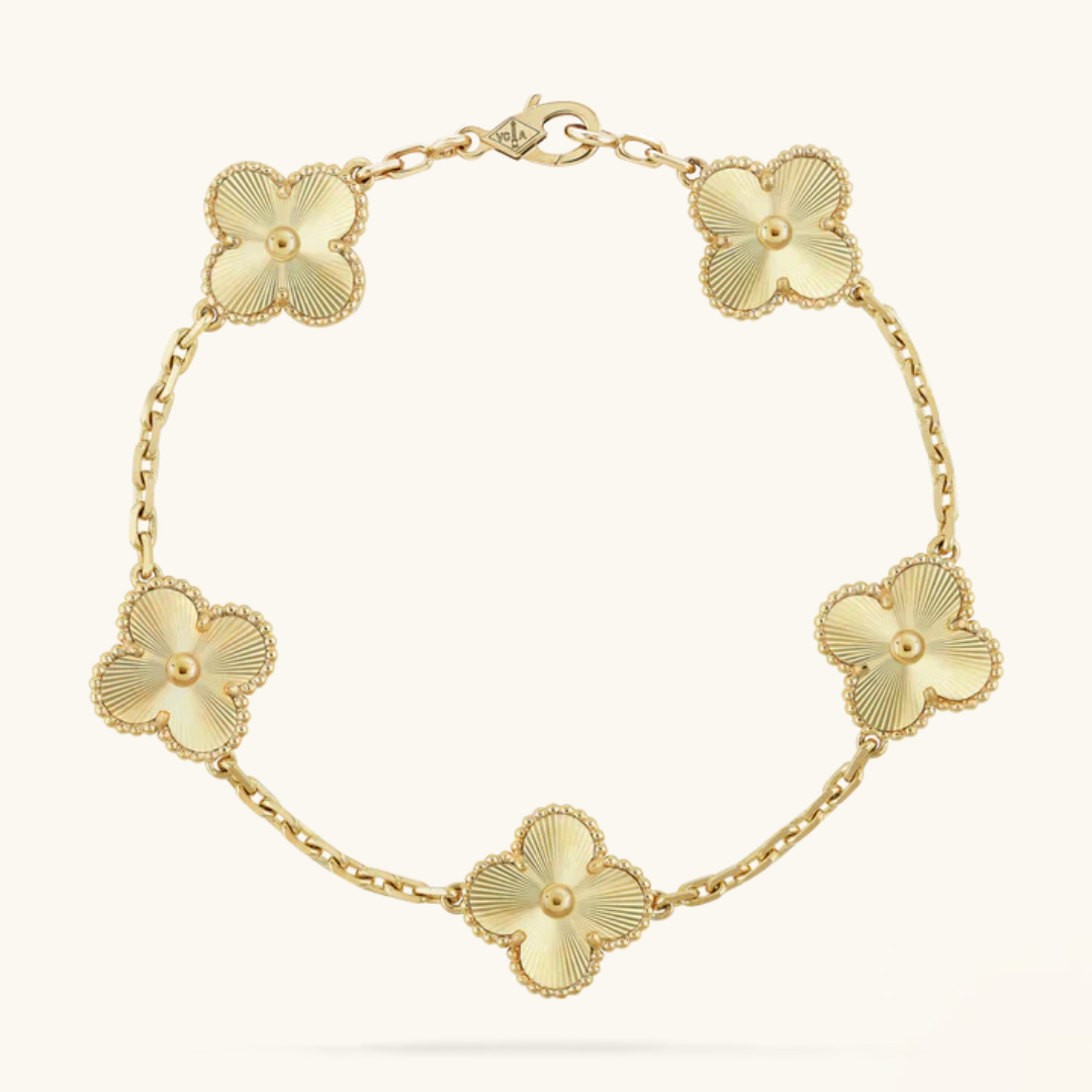 TRÉBOL | Pulsera Dorada