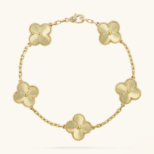 TRÉBOL | Pulsera Dorada