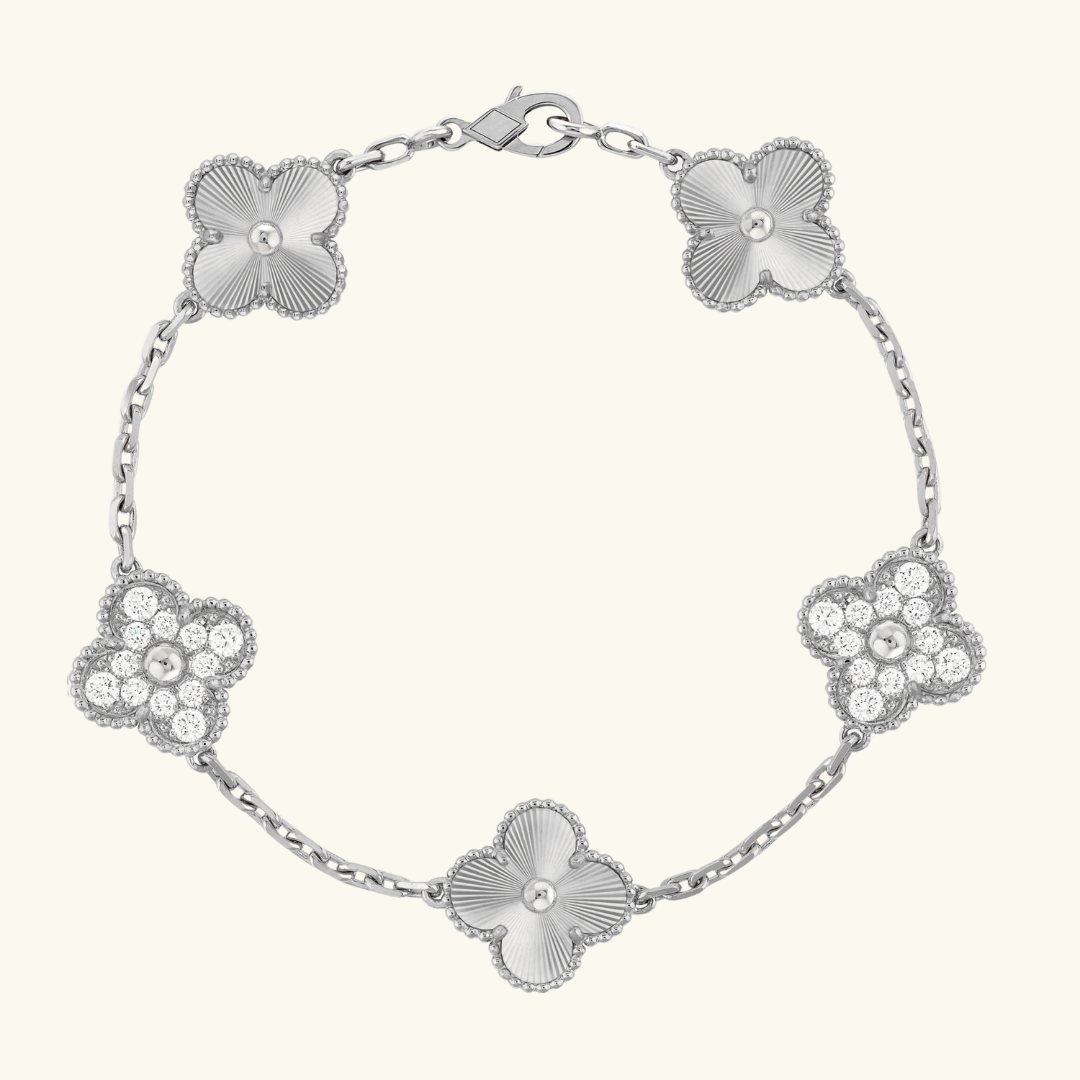 TRÉBOL | Pulsera Plateada