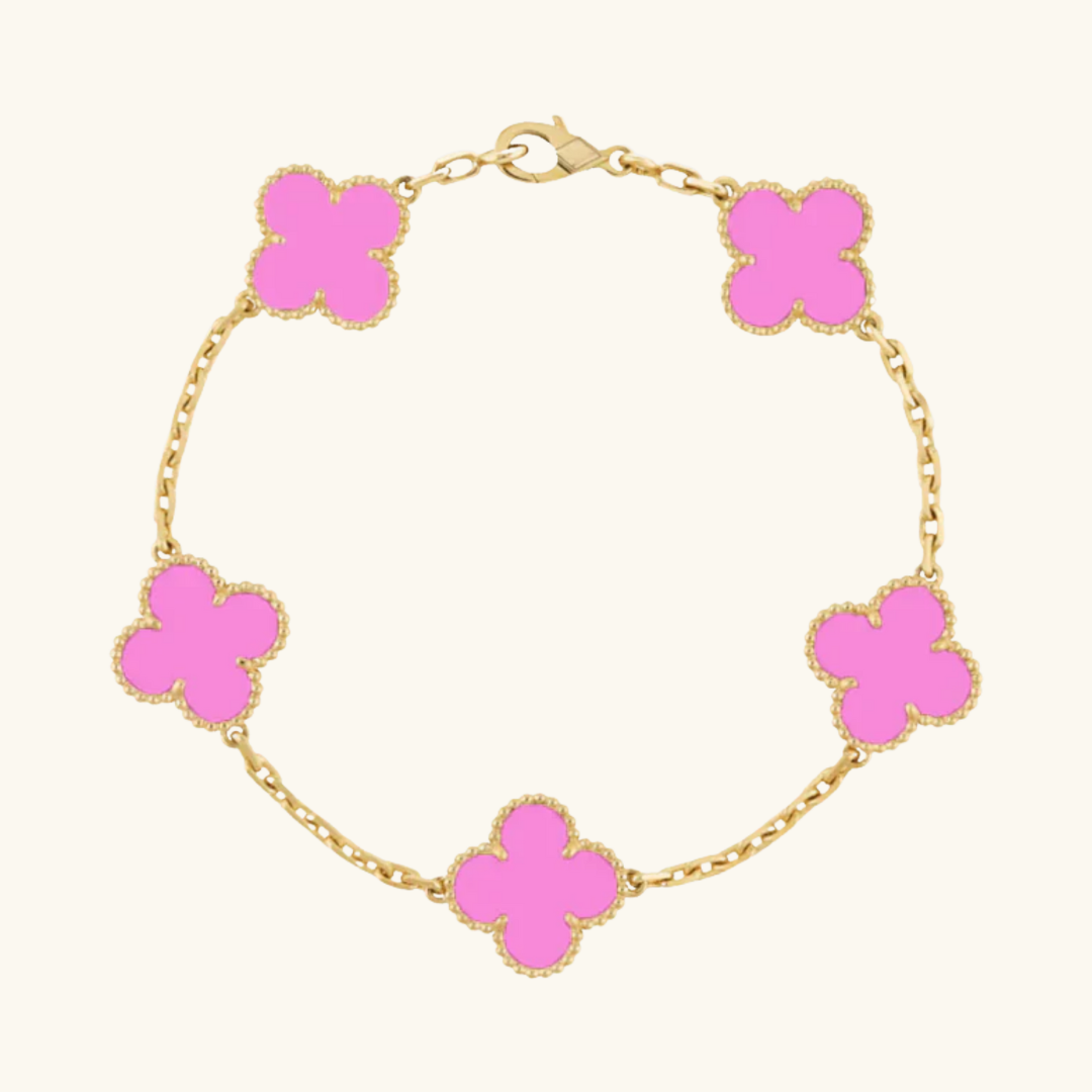 TRÉBOL | Pulsera Rosa
