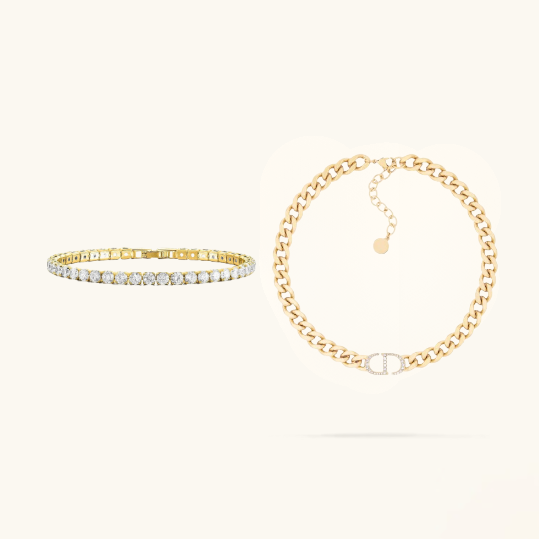 Set de Pulseras de 2 Piezas "Uno"
