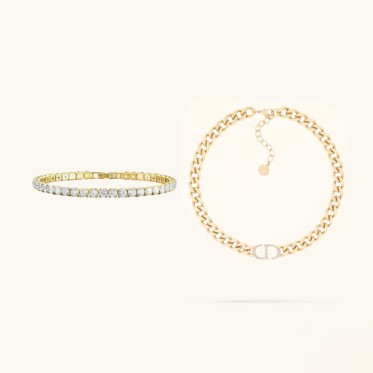 Set de Pulseras de 2 Piezas "Uno"