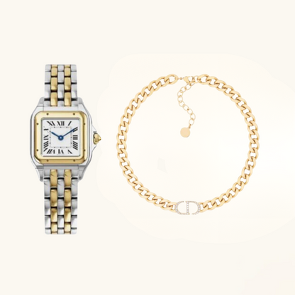 Set de Reloj y Pulsera de 2 Piezas "Julio"