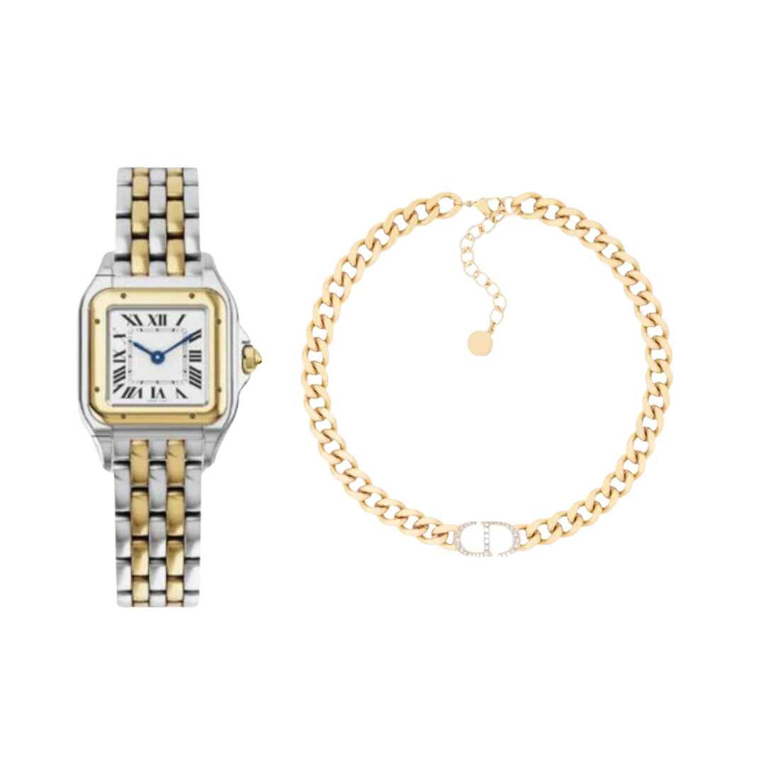 Set de Reloj y Pulsera de 2 Piezas "Julio"
