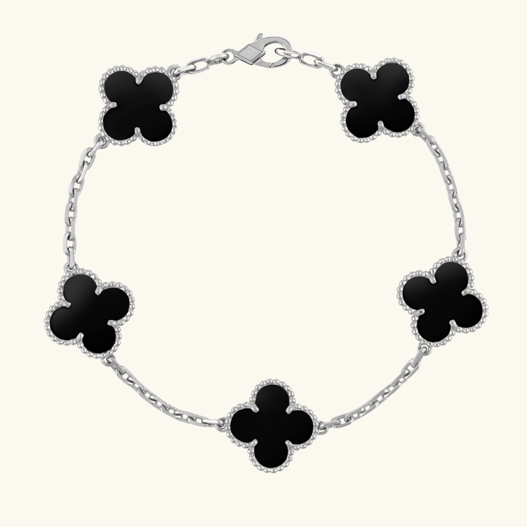 TRÉBOL | Pulsera Dorada/Plateada