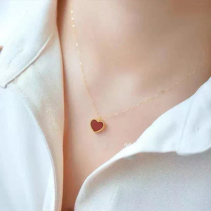 Collar Corazón – Dorado