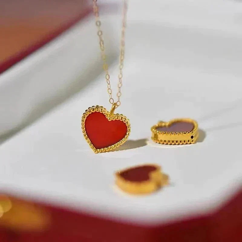 Collar Corazón – Dorado