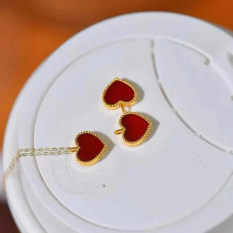 Collar Corazón – Dorado