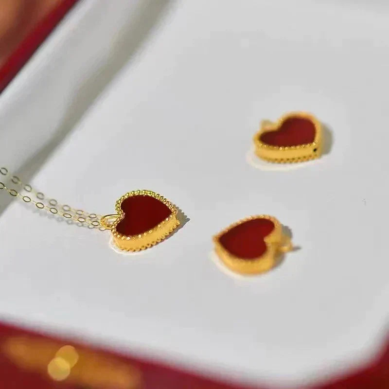 Collar Corazón – Dorado