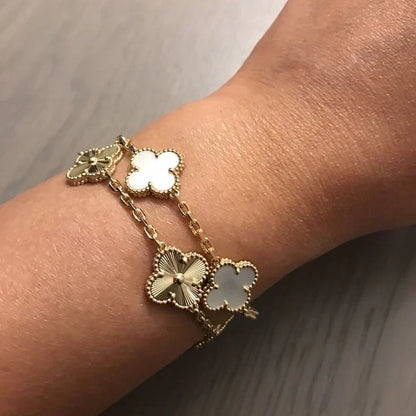 TRÉBOL | Pulsera Blanca