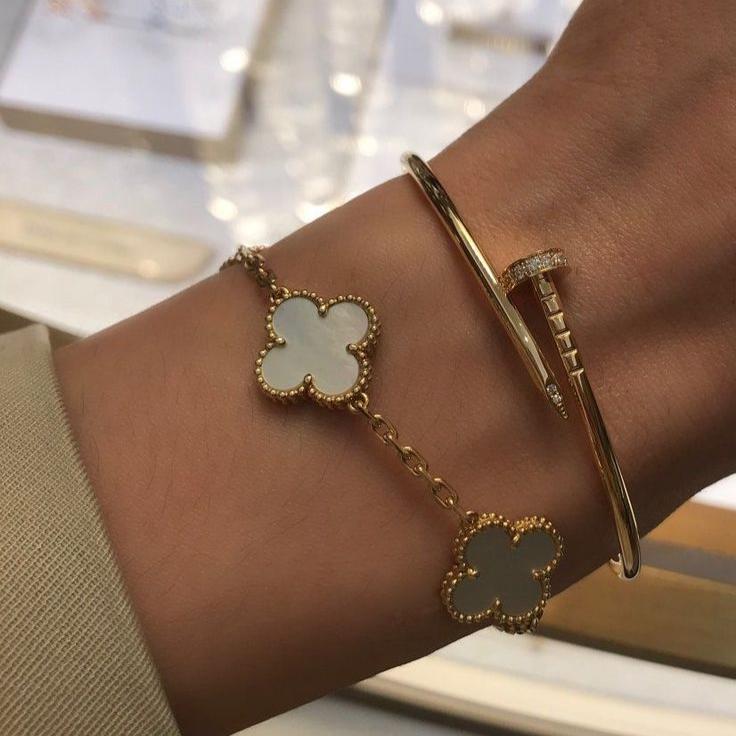 TRÉBOL | Pulsera Blanca