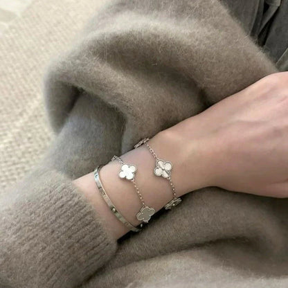 TRÉBOL | Pulsera Blanca
